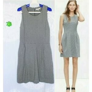 Madewell Womens Verse Dress Heather Gray Size Medium Sleeveless Sheath